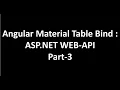 CRUD Operation in Angular With ASP NET CORE RESTfull API Part-3