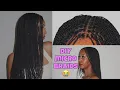 Braid with me Giving myself braids