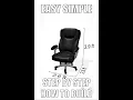 Very Easy Step by Step on How to Build RealSpace Cressfield High Back Chair