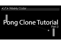 How to make a game like pong in Unity - Part 3