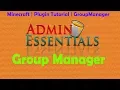 Minecraft Plugin Tutorial GroupManager