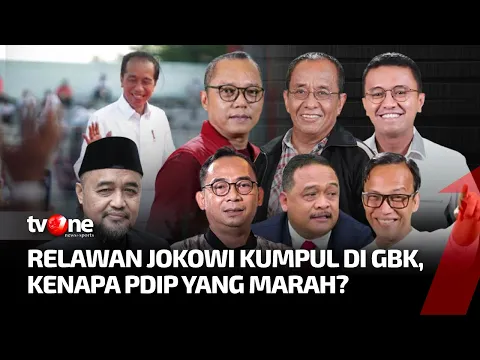 Relawan Jokowi Kumpul di GBK, Kenapa PDIP yang Marah?
