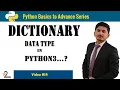 14 Dictionary Data Type in Python Programming in