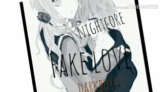 Download Nightcore - fake love MP3