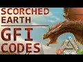 All GFI Codes - Ark Scorched Earth Spawn Items using GFI commands PC Xbox PS4