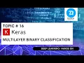 Topic 16 Keras - Multilayer Binary Classification Urdu Hindi