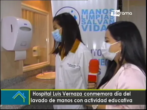 Hospital Luis Vernaza conmemora día del lavado de manos con actividad educativa