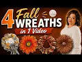 4 DIY Fall Wreaths That Look Expensive But Aren t Beautiful Fall Decor Ideas for Your Home