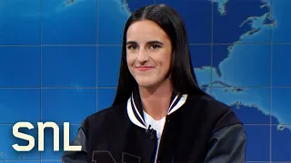 Weekend Update Caitlin Clark on the WNBA Draft - SNL
