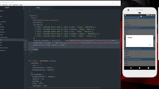 React Native Simple SectionList Component Example Android