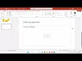 How to Set Up Placeholders on the Slides in PowerPoint