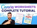 Make Worksheets in Canva Tutorial for Teachers