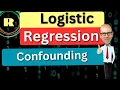 Logistic regression modelling using R programming How to control for confounding variables
