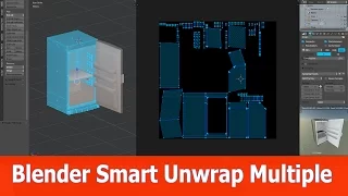 Blender Tip Smart UV Unwrap Multiple Objects