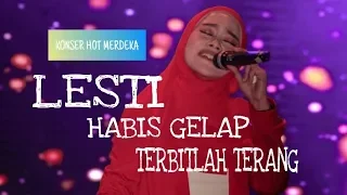 habis gelap terbitlah terang lesti di konser hot merdeka lapangan babelan kota