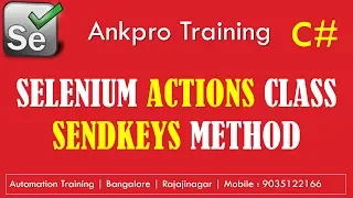 Selenium with C 32 - Actions class SendKeys method Advanced keyboard mouse actions in selenium