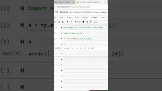 Finding out the Square root of an array using Numpy