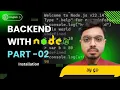 Installation of Node JS and activating NodeJS in CMD