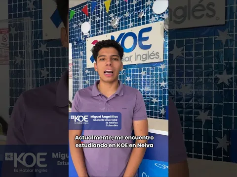Testimonio de Miguel Ángel comparte su experiencia con el método KOE en KOE