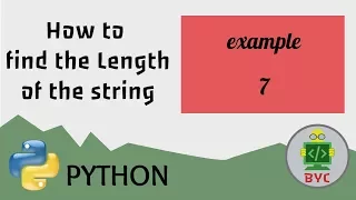 Python Find the Length of the string