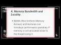CP4292 UNIT 3 Performance consideration in shared memory programming with openmp