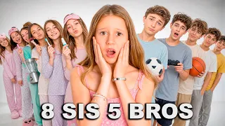 Nastya has to CHOOSE: Sisters or Brothers?