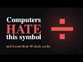 Why CPUs are terrible at division Restoring Division explained