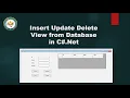Insert Update Delete View from Database in C Net