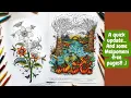 A quick update - and some free Melpomeni colouring pages Yay Adult Colouring