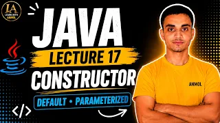 Constructor in Java Default Constructor Parameterized Constructor Java Tutorial Lecture 17