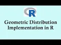 Statistics using R programming Geometric distribution with R programming