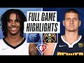 GRIZZLIES at NUGGETS FULL GAME HIGHLIGHTS January 21 2022