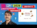 - Food Banner Website Responsive HTML CSS 10 Practice Projects Responsive Series 2026