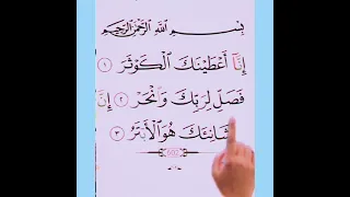 Surah Al KaWther 