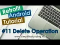 Retrofit Android Tutorial - Delete Operation