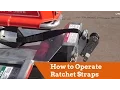 How to Operate Ratchet Straps on a U-Haul Tow Dolly or Auto Transport