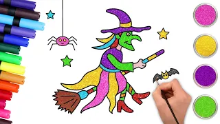 Witch Drawing 🧙🏻 भूतिया चुड़ैल कैसे बनाये ✏️ Chiki Art Hindi