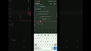 C programming in Pattern print alphabet triangle
