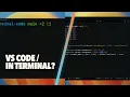 terminal-code Review VS Code Just Moved Into the Terminal