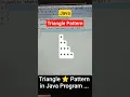 Right Angled TRIANGLE Star Pattern in Java