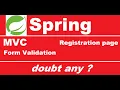 Spring C form Validation