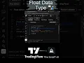Float Data Type in Pine Script Pine Script Basic