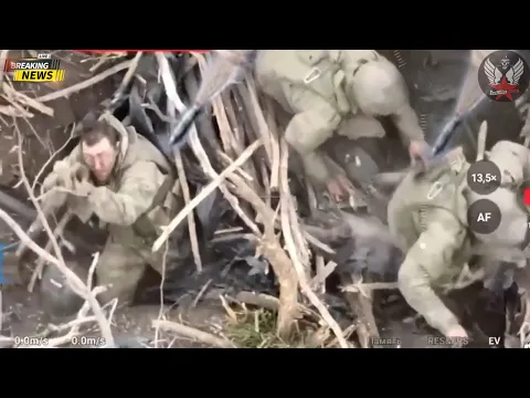 Download MP3 Ukrainian FPV Drones Dropping Thermobaric Bombs into Group of Russian Soldiers Trapped in Trenches