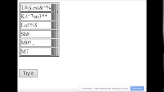 JavaScript Code to Separate Alpha Numeric and Special Characters