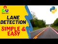 OpenCV Lane Detection Tutorial using Python - Intro to Self Driving Cars