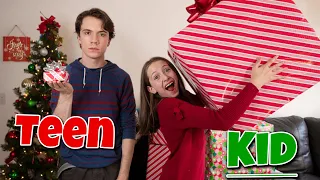 Christmas as a Kid VS Teen Funny Christmas