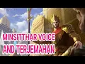 SUARA/VOICE MINSITTHAR MOBILE LEGENDS + TERJEMAHAN - Mobile Legends Voice \u0026 Quotes