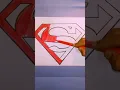 HOW TO DRAW SUPERMAN LOGO
