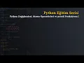 Python Egitim Serisi Atama Operatorleri Degiskenler ve print