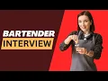 Top 20 Bartender Interview Questions and Answers